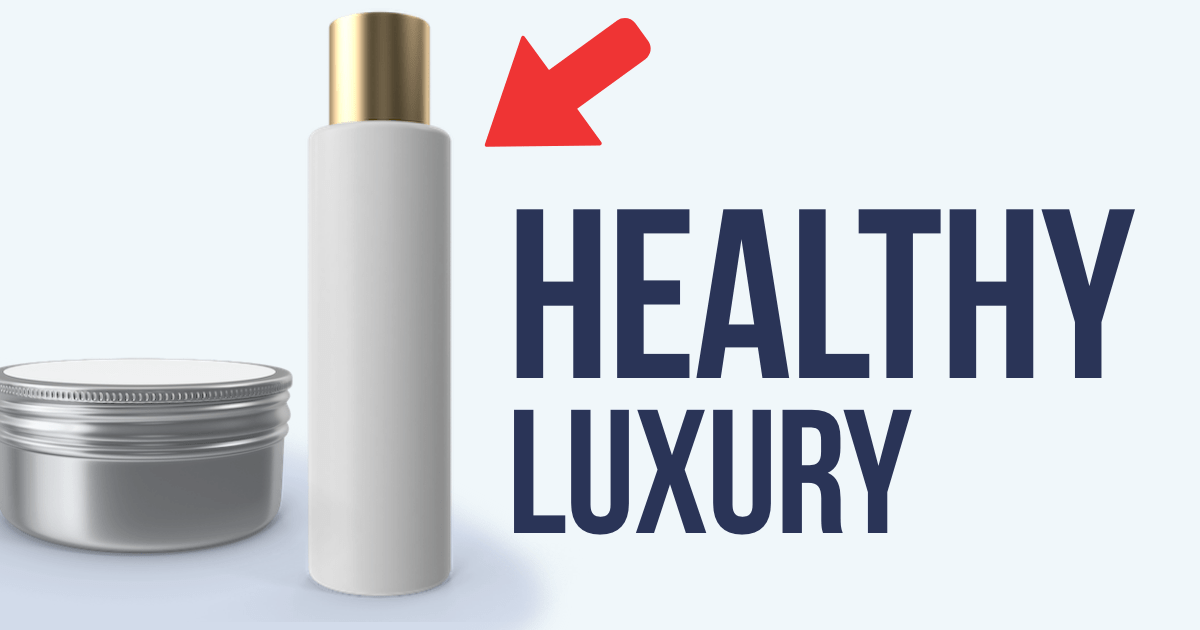 Tall makeup bottle seems more healthy and luxurious than short wide bottle