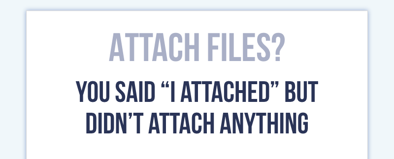 You said "I attached" but didn't attach anything