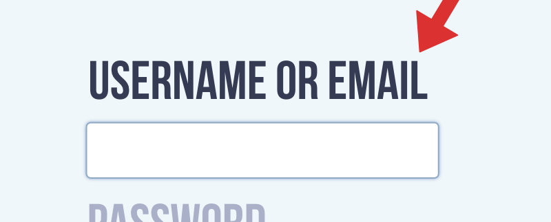Login with username or email